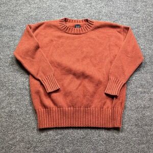 GAP Crew Neck Sweater Womens Small Salmon Orange‎ Knit Pullover Casual Classic